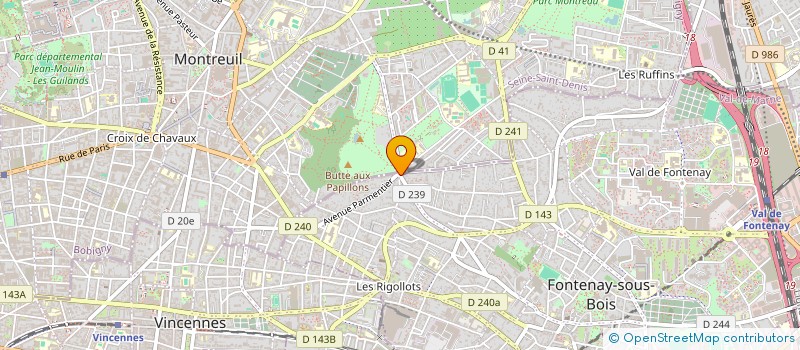 localisation de l'entreprise AMIBAT à FONTENAY-SOUS-BOIS