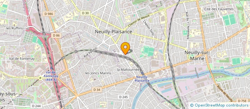 localisation de l'entreprise AMIBAT à NEUILLY-PLAISANCE