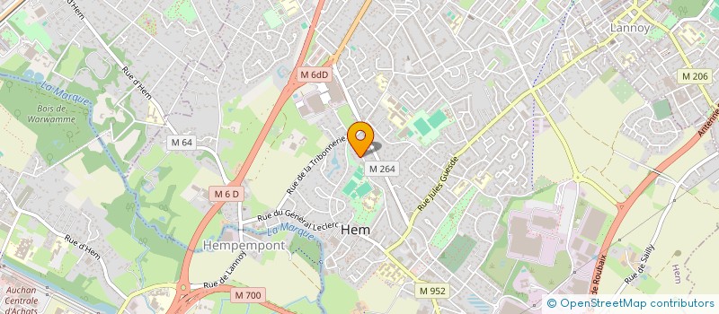 localisation de l'entreprise AMIBI  HEM