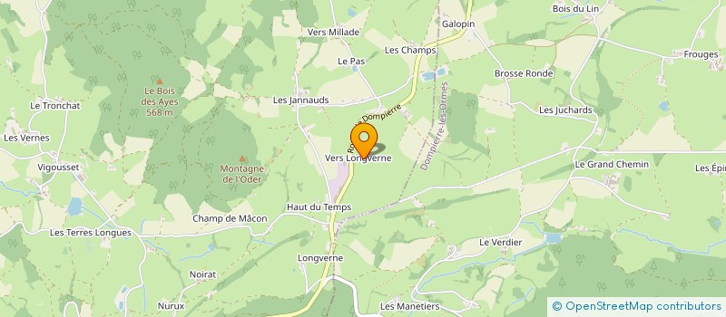 localisation de l'entreprise AMIBOIS à MONTMELARD