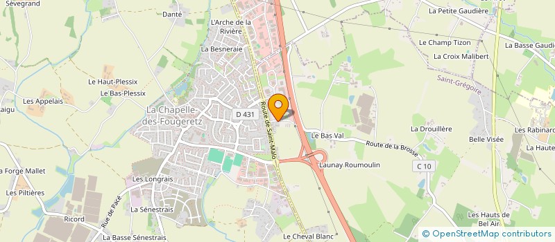 localisation de l'entreprise AMIBOIS  SAINT-GREGOIRE