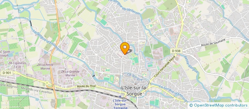 localisation de l'entreprise AMIBOIS TOUT ARTIS MENUIS BOIS à L'ISLE-SUR-LA-SORGUE