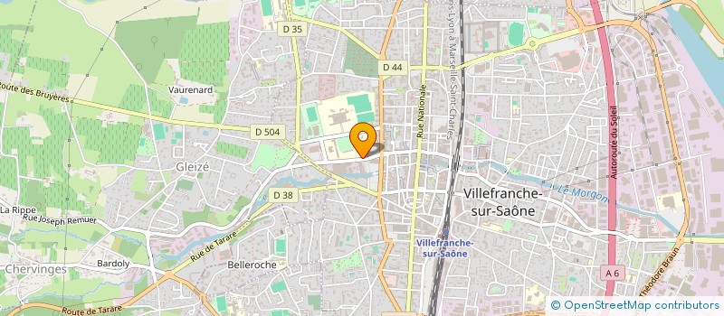 localisation de l'entreprise AMIC ACCORDEONISTES CALADOIS à VILLEFRANCHE-SUR-SAONE