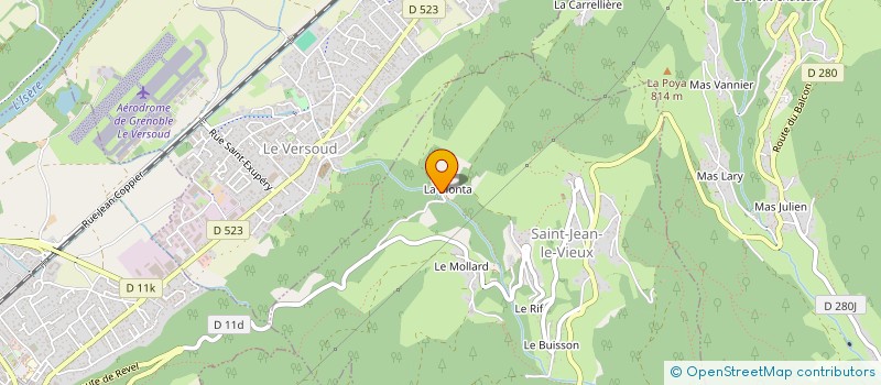 localisation de l'entreprise AMIC ALPES MAINT INSTALLATION CHAUFFAGE  REVEL