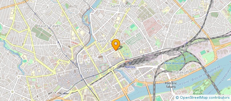 localisation de l'entreprise AMIC ANC ELEVES LYCEES CLEMENCEAU J VERN  NANTES
