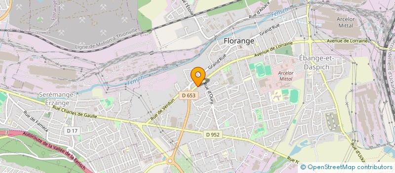 localisation de l'entreprise AMIC ANC MARIN ET MARIN COMBAT  FLORANGE