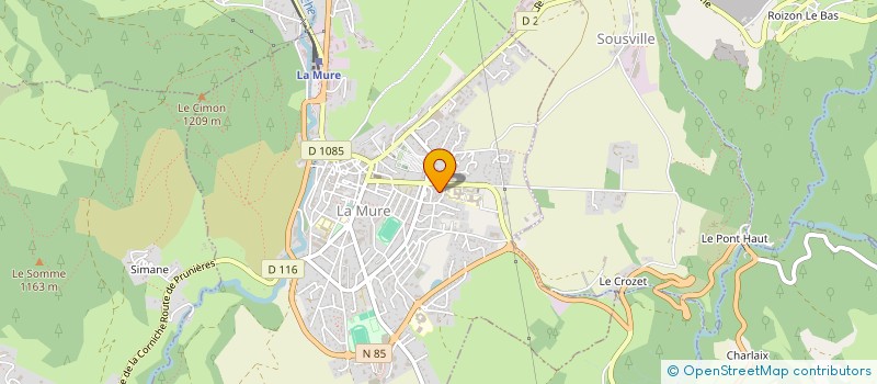 localisation de l'entreprise AMIC BOULE D OUVRIERS MINEUR  LA MURE