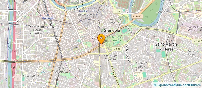 localisation de l'entreprise AMIC CAIS GEN RETR CADRES REP DAUPH SAV  GRENOBLE