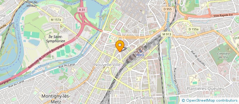 localisation de l'entreprise AMIC CHASSEUR FENETRANGE-MITTE  METZ