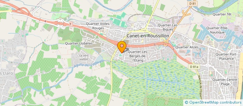 localisation de l'entreprise AMIC DEL NINS  CANET-EN-ROUSSILLON