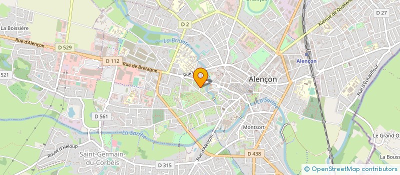localisation de l'entreprise AMIC DES CLUBS ROTARIDU DISTRICT 1640 à ALENCON