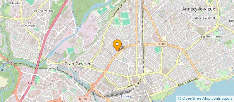 localisation de l'entreprise AMIC DONNEUR ANC DONNEURS SANG  ANNECY