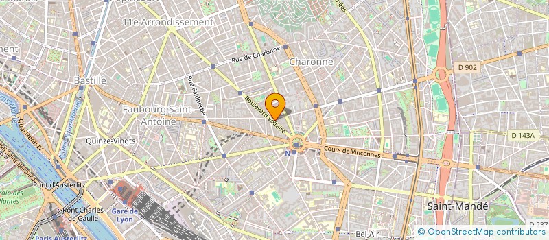 localisation de l'entreprise AMIC ENFANT STE EULALIE D OLT  PARIS