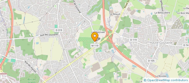 localisation de l'entreprise AMIC LAIQUE BASSE-GOULAINE à BASSE-GOULAINE