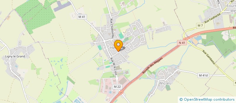 localisation de l'entreprise AMIC LAIQUE LES AMIS DE L'ECOLE D'HERLIE  HERLIES