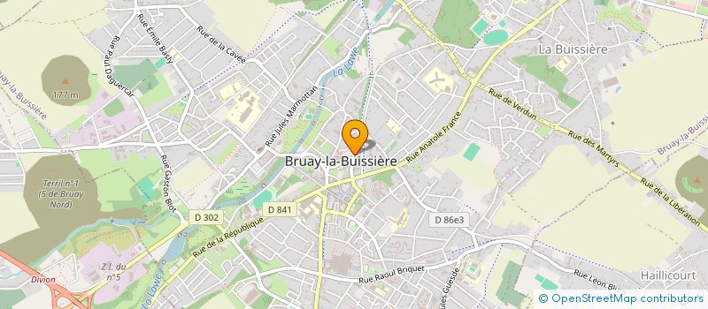 localisation de l'entreprise AMIC MEDA MINE AUCH BRUAY à BRUAY-LA-BUISSIERE