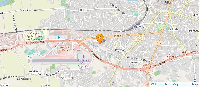 localisation de l'entreprise AMIC PERSON ADMINISTRATION PENITENTIAIRE D'ALBI à ALBI