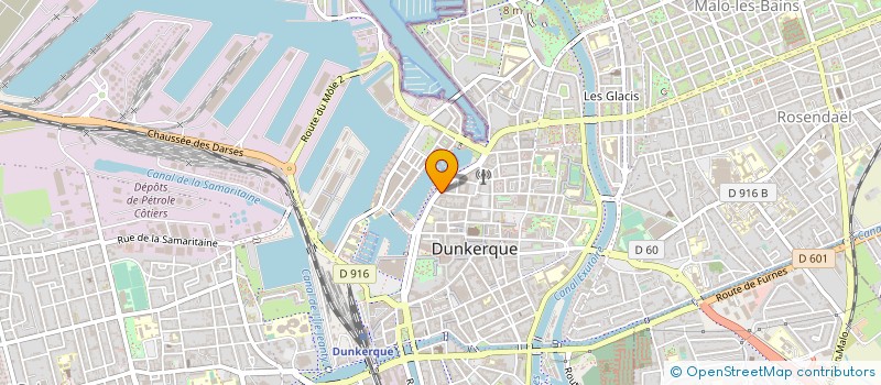 localisation de l'entreprise AMIC PERSONNEL COMMUNAUTE URBAINE DUNK à DUNKERQUE