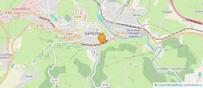 localisation de l'entreprise AMIC SECOURISTES SAINT FLOUR à SAINT-FLOUR