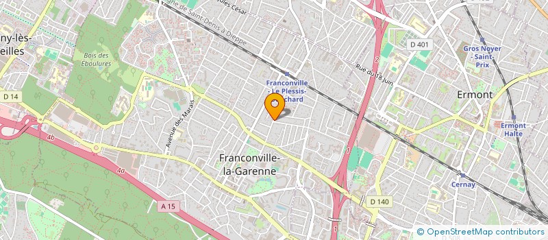 localisation de l'entreprise AMIC SUPPORT BASKET A BOUCHARD à FRANCONVILLE