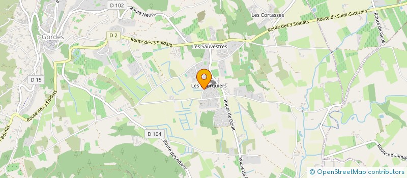 localisation de l'entreprise AMICA  GORDES