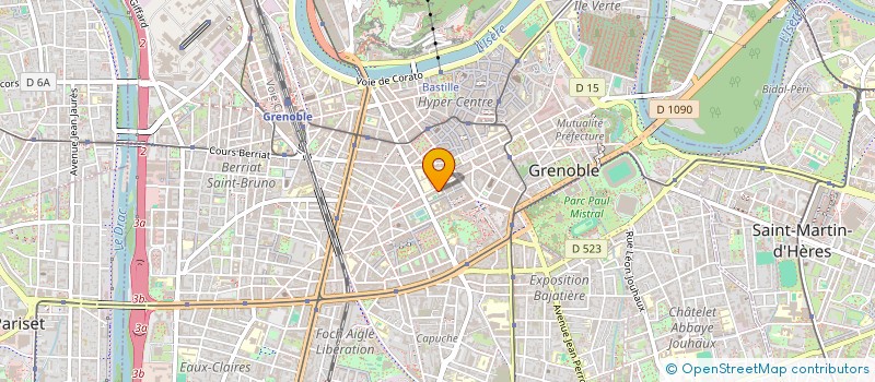 localisation de l'entreprise AMICA AN ELEVE EC PRIMAIRE SUPER COLLEGE  GRENOBLE