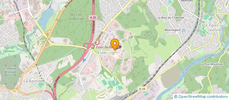 localisation de l'entreprise AMICA ANC ELEVE EC NAT SUPERI CERAM INDU à LIMOGES