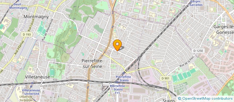 localisation de l'entreprise AMICA AUDIO VIDEO à PIERREFITTE-SUR-SEINE