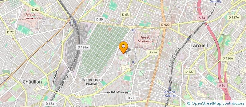 localisation de l'entreprise AMICA MEA  BAGNEUX