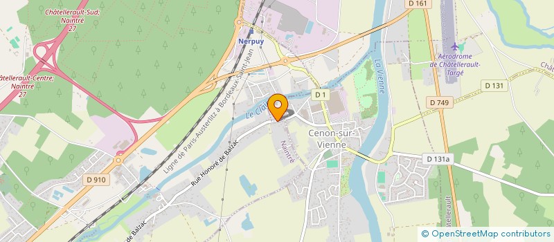 localisation de l'entreprise AMICA-PRO  NAINTRE