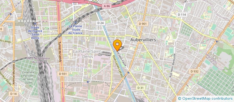 localisation de l'entreprise AMICAL à AUBERVILLIERS