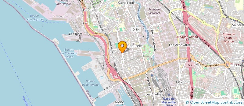 localisation de l'entreprise AMICAL à MARSEILLE