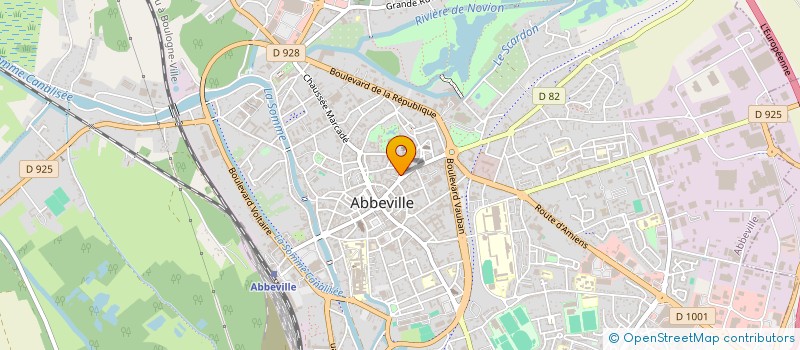 localisation de l'entreprise AMICAL ACCORDEONISTES PICARDIE à ABBEVILLE