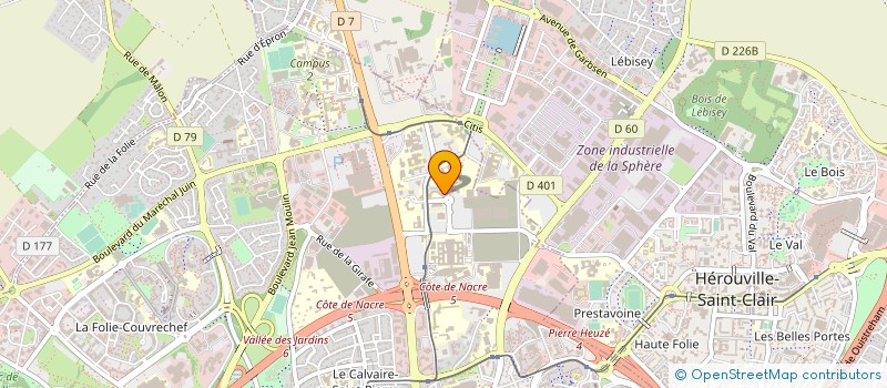 localisation de l'entreprise AMICAL ANC ELEVE ECOLE TECHNIQ SMN CFAI à CAEN