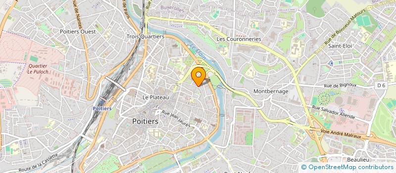 localisation de l'entreprise AMICAL ANC ELEVE LYC PRIVE DES FEUILLANT à POITIERS