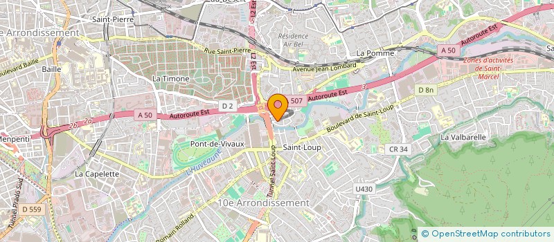 localisation de l'entreprise AMICAL ANCIENS AMIS TRACTION VAPEUR SNCF à MARSEILLE 10EME