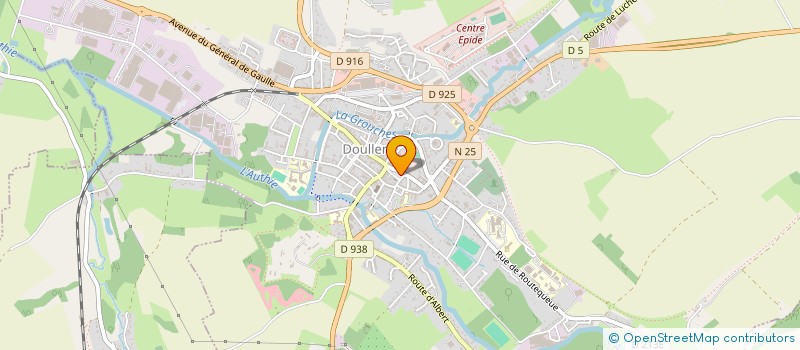 localisation de l'entreprise AMICAL CLUB DE JAVELOT à DOULLENS