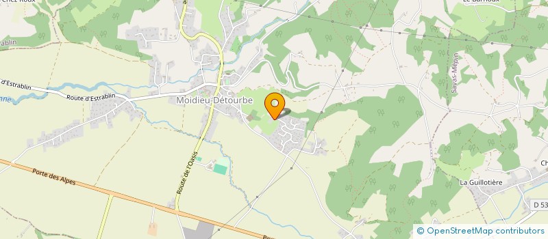 localisation de l'entreprise AMICAL CLUB MOIDIEU DETOURBE  SAINT-JEAN-DE-BOURNAY