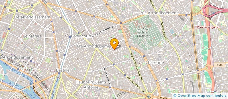 localisation de l'entreprise AMICAL CULTUREL SPORTIVE ENFANTS D ABORD  PARIS