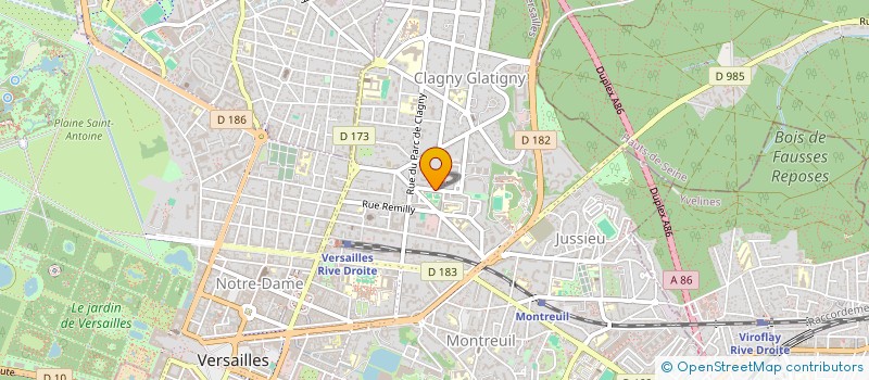 localisation de l'entreprise AMICAL GROUPE SCOLAIRE RICHARD MIQUE à VERSAILLES