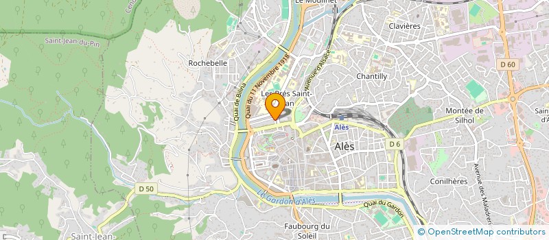 localisation de l'entreprise AMICAL PERSON GROU TECH CITE SCOLAI ALES  ALES