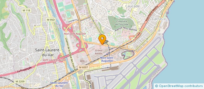localisation de l'entreprise AMICAL.PREVOYAN.CONSEILLERS GENERAUX AM à NICE