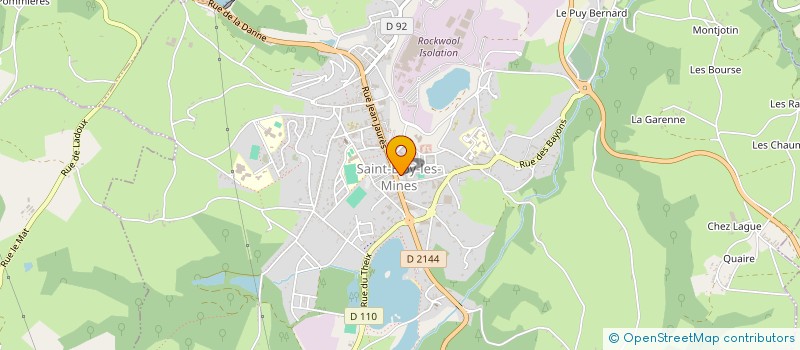 localisation de l'entreprise AMICAL SAPEUR POMPIER ELOY MIN  SAINT-ELOY-LES-MINES