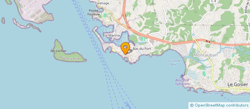 localisation de l'entreprise AMICAL SEA YACHTING  LE GOSIER