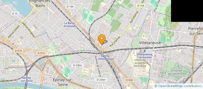 localisation de l'entreprise AMICAL SPORTIF D'ENTRAIDE ET DE LOISIR  DEUIL-LA-BARRE