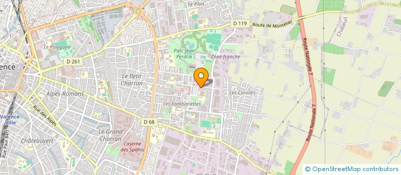 localisation de l'entreprise AMICAL TRAVAIL COMMERC MAROCAINS LA MOME à VALENCE