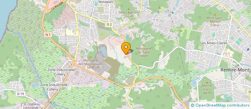 localisation de l'entreprise AMICALE 3EME COMPAGNIE DE FORMATION PROFESSIONNELLE  CAYENNE