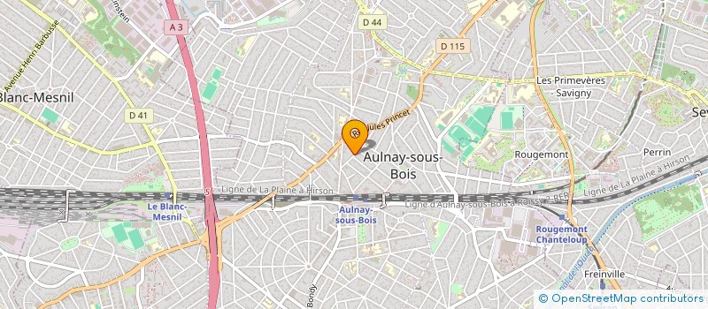 localisation de l'entreprise AMICALE 504 CC à AULNAY-SOUS-BOIS
