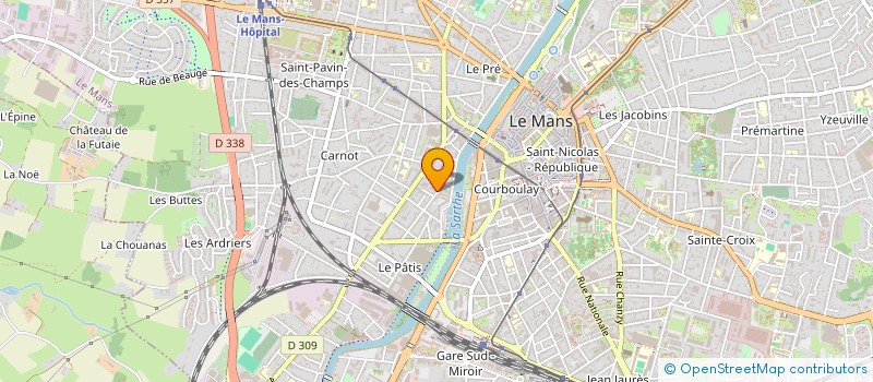 localisation de l'entreprise AMICALE ACCORDEON MANCELLE  LE MANS