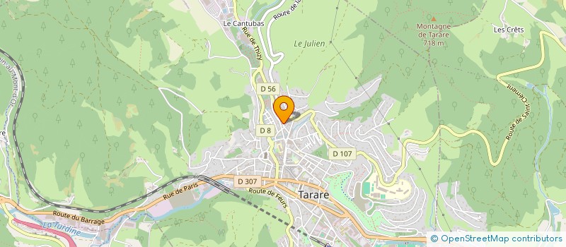 localisation de l'entreprise AMICALE ACCORDEONISTES TARARIENS  TARARE